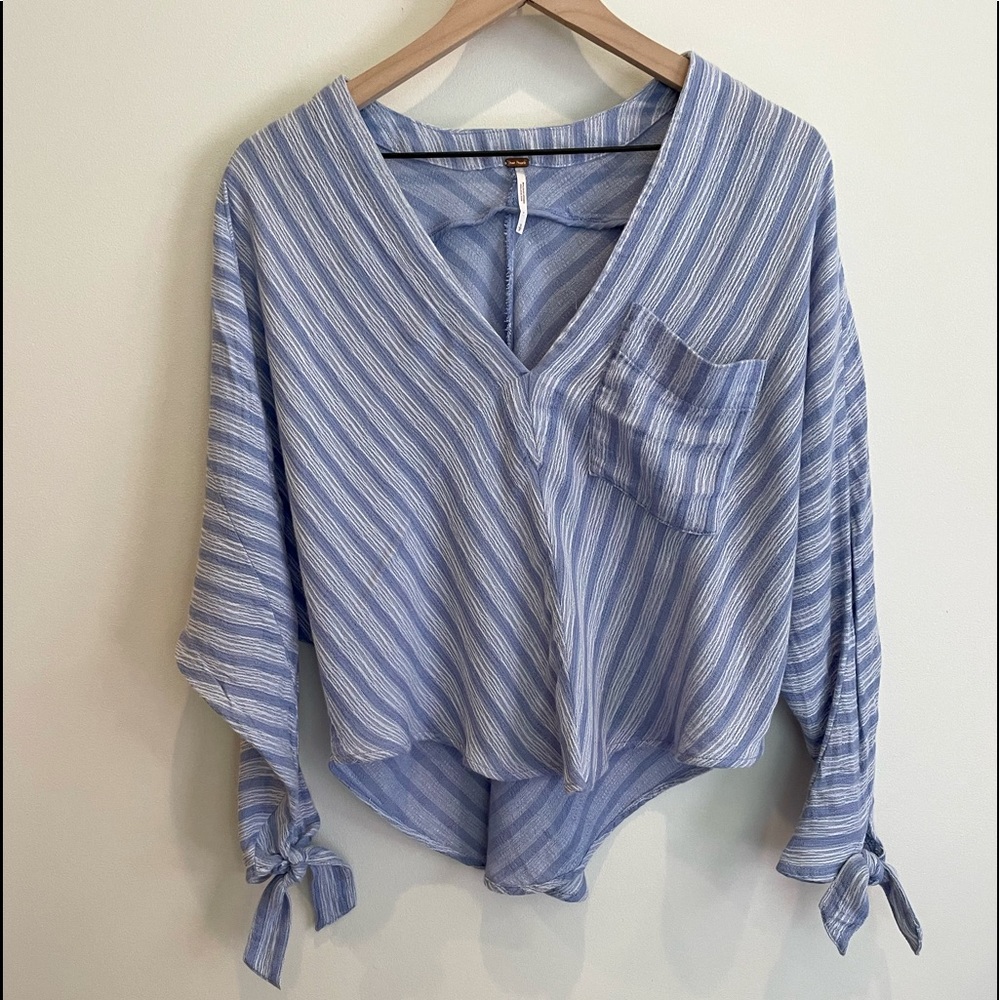 Free People gauze top